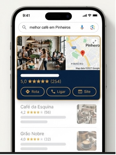 Objetivo de Cadastrar minha empresa no Google é aparecer nas pesquisas e buscas