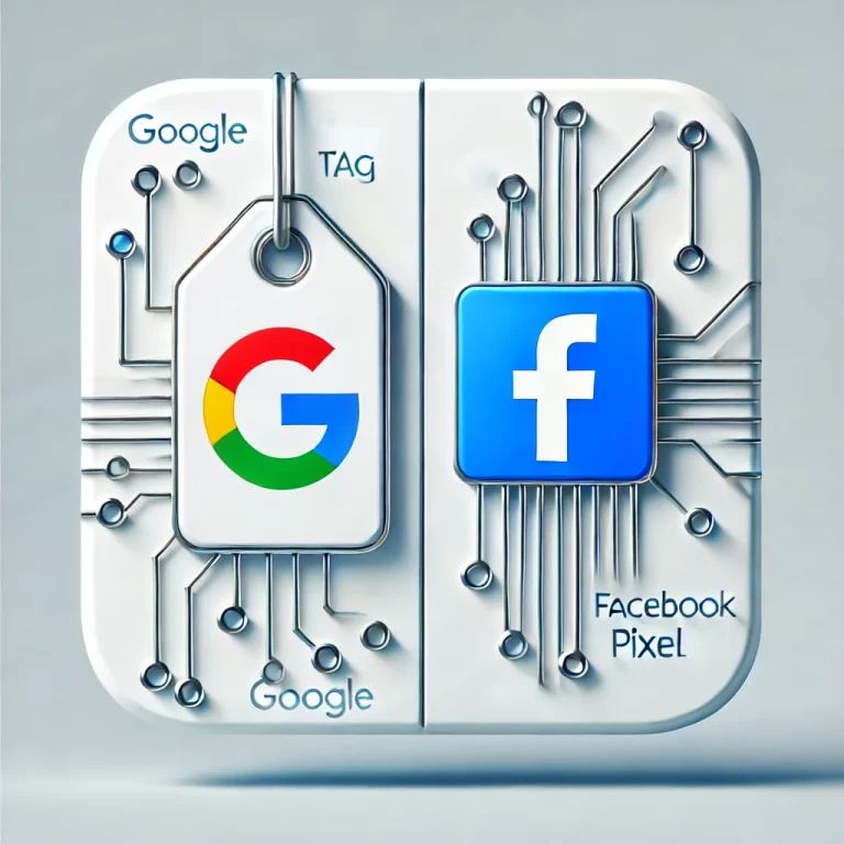 Tag do Google e Pix da Meta