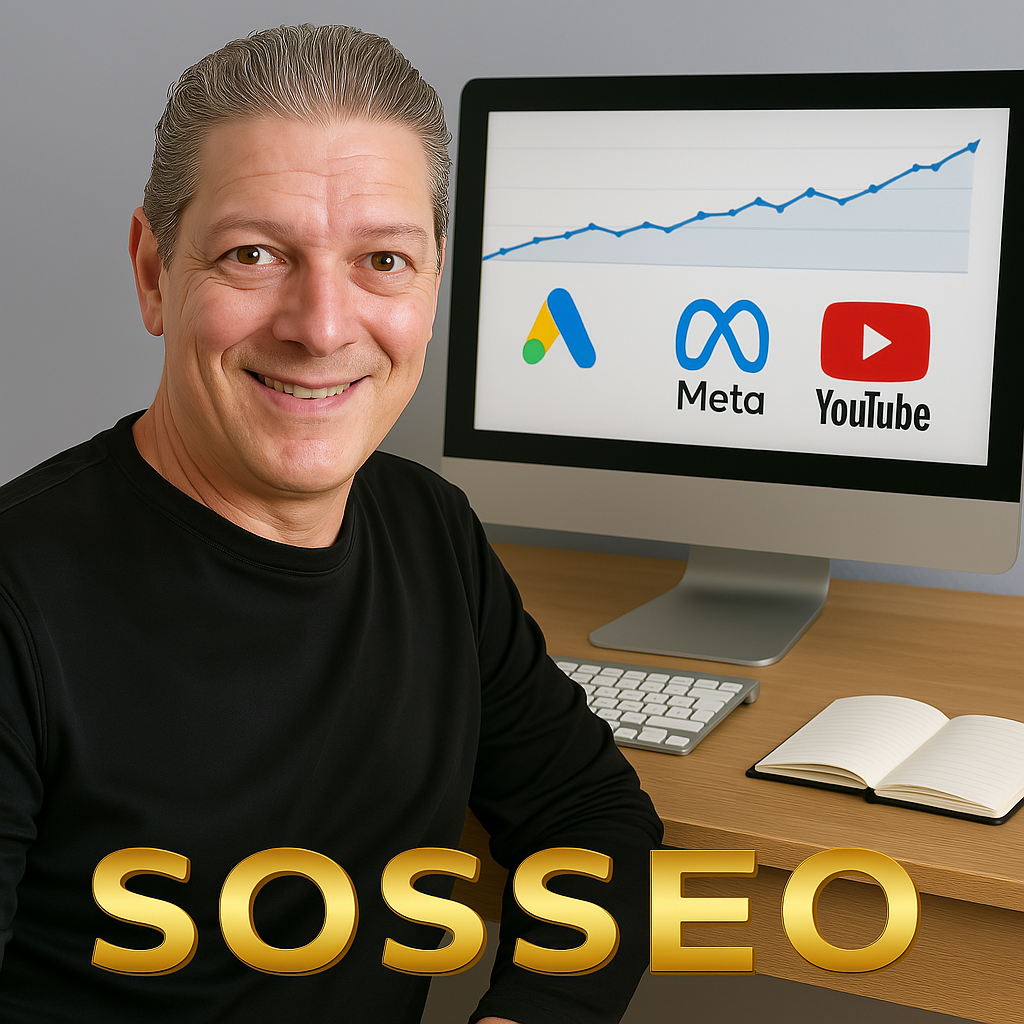 Google e Meta Anúncios Ads com SOSSEO SOSSEO Anúncios ADS GOOGLE E META
