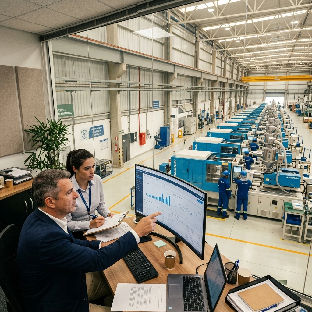 Diretor Comercial de Indústria B2B buscando no Google Parceiros de Negócios