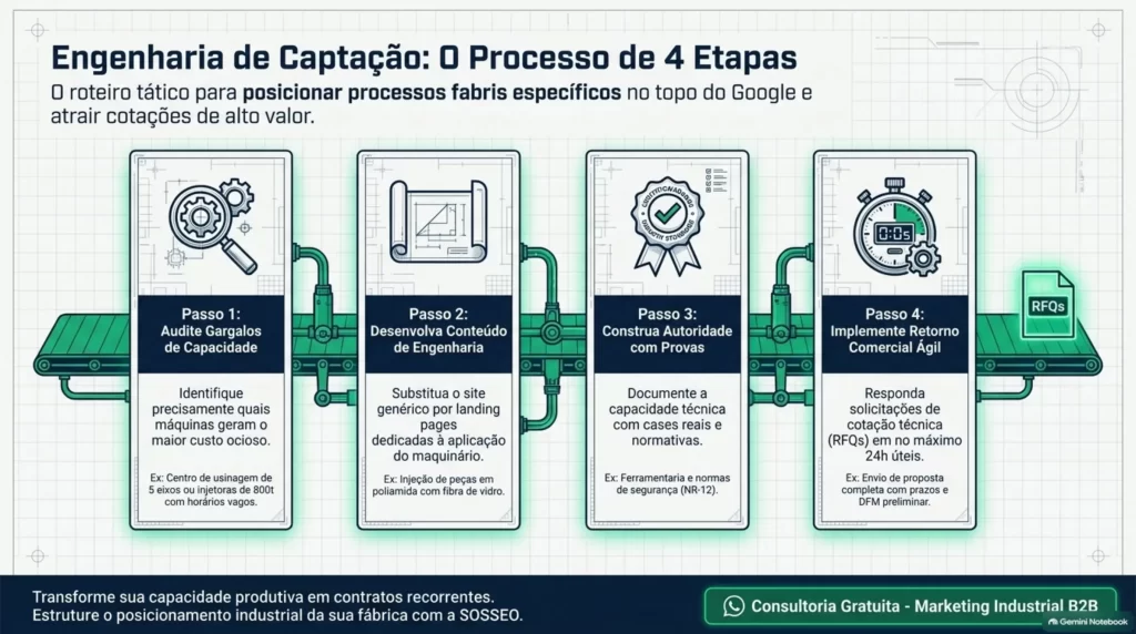 Gráfico mostrando como Como Blindar Sua Indústria Contra a Ociosidade